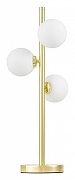 Настольная лампа LUMINA DECO MARSIADA LDT 6033-3 GD цвет плафона/подвески Белый, цвет арматуры Золото