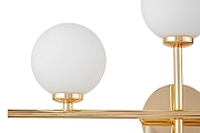 Бра LUMINA DECO Marsiada LDW 6033N-2 FGD цвет плафона/подвески Белый, цвет арматуры Золото-2