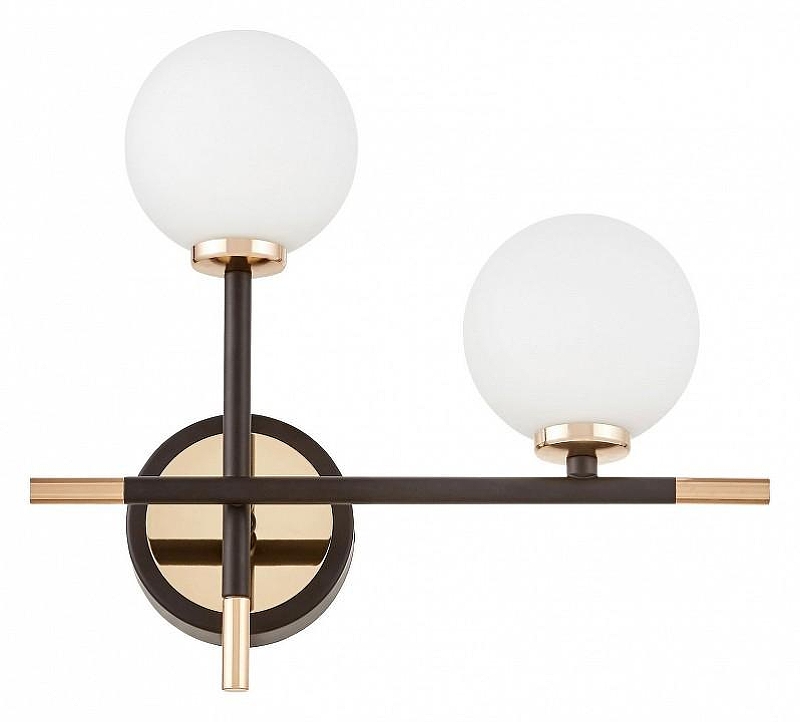 Бра LUMINA DECO Marsiada LDW 6033N-2 RT BK+FGD 