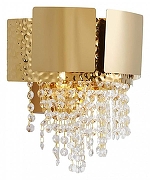 Накладной светильник LUMINA DECO MOLINA LDW 7046-2 MD цвет плафона/подвески Золото, Прозрачный, цвет арматуры Золото