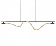 Подвесной светильник LIGHTERA Tura LE103L-160B WIFI цвет плафона/подвески Белый, цвет арматуры Черный