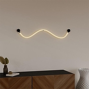 Накладной светильник LIGHTERA Tura LE103W-158BA STEEL цвет плафона/подвески Белый, цвет арматуры Черный-9