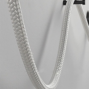 Накладной светильник LIGHTERA Tura LE103W-158BB STAINLESS цвет плафона/подвески Белый, цвет арматуры Черный-7