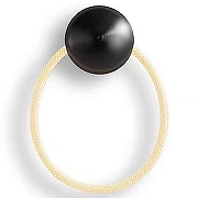 Бра LIGHTERA Tura LE103W-43BA STEEL цвет плафона/подвески Белый, цвет арматуры Черный