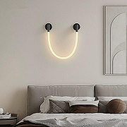 Накладной светильник LIGHTERA Tura LE103W-93BA STEEL цвет плафона/подвески Белый, цвет арматуры Черный-4