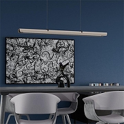 Подвесной светильник LIGHTERA Bermeho LE104L-120GB WIFI цвет плафона/подвески Серый, цвет арматуры Черный-2