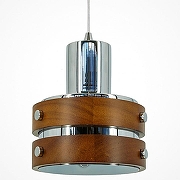 Подвесной светильник LIGHTERA Guaviare LE105L-13C цвет плафона/подвески Коричневый, Хром, цвет арматуры Хром