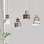 Подвесной светильник LIGHTERA Guaviare LE105L-15C цвет плафона/подвески Коричневый, Хром, цвет арматуры Хром-1