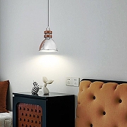 Подвесной светильник LIGHTERA Guaviare LE105L-16C цвет плафона/подвески Коричневый, Хром, цвет арматуры Хром-2