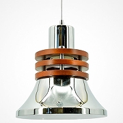 Подвесной светильник LIGHTERA Guaviare LE105L-17C цвет плафона/подвески Коричневый, Хром, цвет арматуры Хром