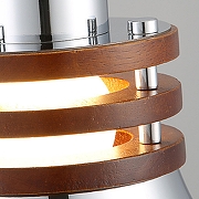 Подвесной светильник LIGHTERA Guaviare LE105L-17C цвет плафона/подвески Коричневый, Хром, цвет арматуры Хром-4