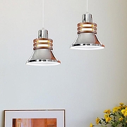 Подвесной светильник LIGHTERA Guaviare LE105L-17C цвет плафона/подвески Коричневый, Хром, цвет арматуры Хром-6