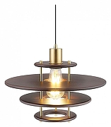 Подвесной светильник LIGHTERA Simarron LE106L-35N цвет плафона/подвески Коричневый, цвет арматуры Золото