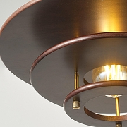 Подвесной светильник LIGHTERA Simarron LE106L-35N цвет плафона/подвески Коричневый, цвет арматуры Золото-5