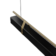 Подвесной светильник LIGHTERA Omolon LE108L-120B WIFI цвет плафона/подвески Золото, Черный, цвет арматуры Черный-4