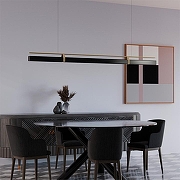 Подвесной светильник LIGHTERA Omolon LE108L-150B WIFI цвет плафона/подвески Золото, Черный, цвет арматуры Черный-6