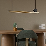 Подвесной светильник LIGHTERA Manitoba LE111L-88GA WIFI IRON цвет плафона/подвески Золото, цвет арматуры Золото-7