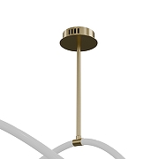 Светильник на штанге LIGHTERA Nyasa LE117L-120GB WIFI цвет плафона/подвески Белый, цвет арматуры Латунь-4