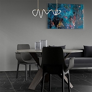 Светильник на штанге LIGHTERA Nyasa LE117L-80GA WIFI цвет плафона/подвески Белый, цвет арматуры Латунь-7