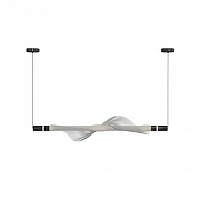 Подвесной светильник LIGHTERA Waves LE119L-98W цвет плафона/подвески Белый, цвет арматуры Черный-1