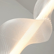 Подвесной светильник LIGHTERA Waves LE119L-98W цвет плафона/подвески Белый, цвет арматуры Черный-6