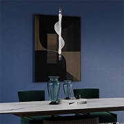 Подвесной светильник LIGHTERA Waves LE119L-98W цвет плафона/подвески Белый, цвет арматуры Черный-9