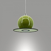 Подвесной светильник LIGHTERA Attabad LE122L-15GR цвет плафона/подвески Зеленый, цвет арматуры Зеленый-2