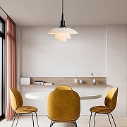 Подвесной светильник LIGHTERA Bacalar LE124L-28B цвет плафона/подвески Белый, цвет арматуры Черный-5