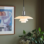 Подвесной светильник LIGHTERA Bacalar LE124L-28C цвет плафона/подвески Белый, цвет арматуры Черный, Хром-4