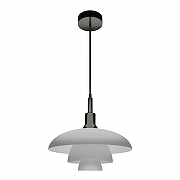 Подвесной светильник LIGHTERA Bacalar LE124L-28P цвет плафона/подвески Серый, цвет арматуры Черный-1