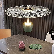 Подвесной светильник LIGHTERA Saimaa LE126L-30GR цвет плафона/подвески Прозрачный, цвет арматуры Зеленый-6