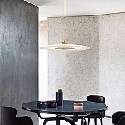 Подвесной светильник LIGHTERA Tekapo LE127L-40G цвет плафона/подвески Белый, цвет арматуры Золото-1