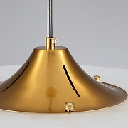 Подвесной светильник LIGHTERA Tekapo LE127L-40G цвет плафона/подвески Белый, цвет арматуры Золото-4