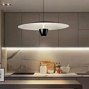 Подвесной светильник LIGHTERA Pichola LE128L-40B цвет плафона/подвески Белый, Черный, цвет арматуры Черный-1