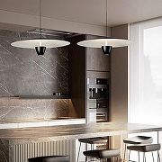 Подвесной светильник LIGHTERA Pichola LE128L-55B цвет плафона/подвески Белый, Черный, цвет арматуры Черный-3