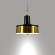 Подвесной светильник LIGHTERA Lucerne LE130L-23BB цвет плафона/подвески Медь, Черный, цвет арматуры Медь-1