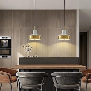 Подвесной светильник LIGHTERA Lucerne LE130L-23WA цвет плафона/подвески Белый, Латунь, цвет арматуры Латунь-3