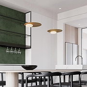 Подвесной светильник LIGHTERA Waddy LE140L-26G цвет плафона/подвески Белый, Золото, цвет арматуры Золото-3