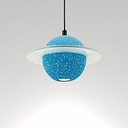 Подвесной светильник LIGHTERA Albury LE141L-20A цвет плафона/подвески Голубой, цвет арматуры Черный-2