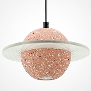 Подвесной светильник LIGHTERA Albury LE141L-20P цвет плафона/подвески Розовый, цвет арматуры Черный