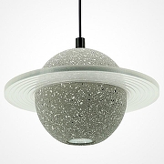 Подвесной светильник LIGHTERA Albury LE141L-20S цвет плафона/подвески Серый, цвет арматуры Черный