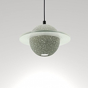 Подвесной светильник LIGHTERA Albury LE141L-20S цвет плафона/подвески Серый, цвет арматуры Черный-2