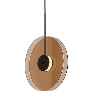 Подвесной светильник LIGHTERA Echuka LE142L-28BR цвет плафона/подвески Коричневый, цвет арматуры Черный-1