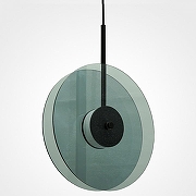 Подвесной светильник LIGHTERA Echuka LE142L-28S цвет плафона/подвески Серый, цвет арматуры Черный