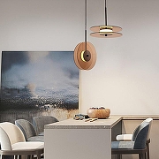 Подвесной светильник LIGHTERA Echuka LE142L-38BR цвет плафона/подвески Коричневый, цвет арматуры Черный-5