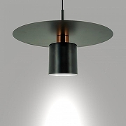 Подвесной светильник LIGHTERA Onitsha LE144L-35B цвет плафона/подвески Черный, цвет арматуры Черный-1