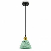Подвесной светильник LIGHTERA Cairo LE145L-17GR цвет плафона/подвески Зеленый, цвет арматуры Черный-1