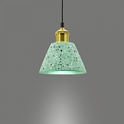 Подвесной светильник LIGHTERA Cairo LE145L-17GR цвет плафона/подвески Зеленый, цвет арматуры Черный-2