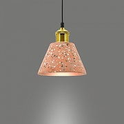Подвесной светильник LIGHTERA Cairo LE145L-17P цвет плафона/подвески Розовый, цвет арматуры Черный-2