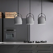 Подвесной светильник LIGHTERA Bolivar LE146L-30S цвет плафона/подвески Серый, цвет арматуры Черный-3